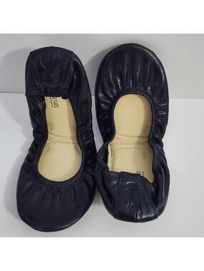 The Storehouse Flats Black Licorice Oil Leather Ballet Flats Size 9